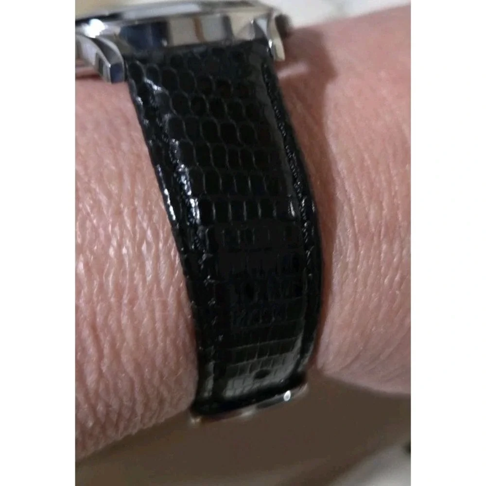 Croton Dual Time Japan MVT Genuine Lizard Band‎